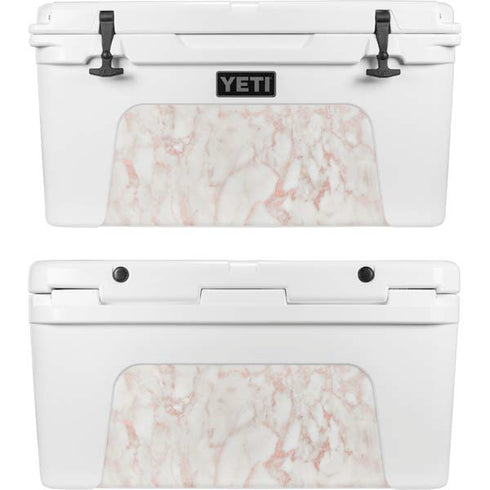 Rose Gold Marble YETI Tundra 65 Hard Cooler Skin