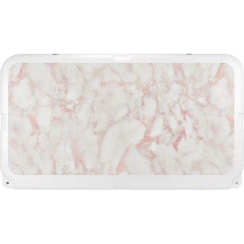 Rose Gold Marble YETI Tundra 75 Hard Cooler Skin