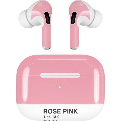 Rose Pink Color Palette AirPods Pro 2nd Gen Skin