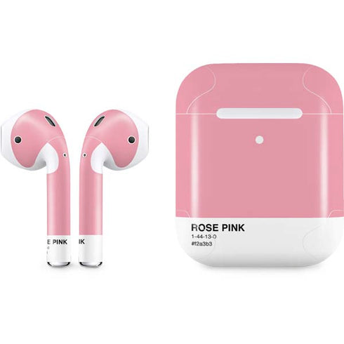 Rose Pink Color Palette Apple AirPods 2 Skin