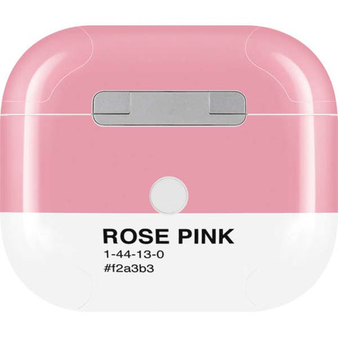Rose Pink Color Palette Apple AirPods (3rd Gen 2021) Skin