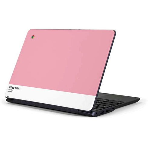 Rose Pink Color Palette Samsung Chromebook Skin