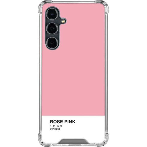 Rose Pink Color Palette Galaxy S23 FE Clear Case