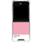 Rose Pink Color Palette Galaxy Z Flip5 5G Clear Case