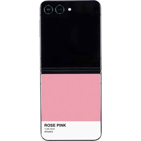 Rose Pink Color Palette Galaxy Z Flip5 5G Skin