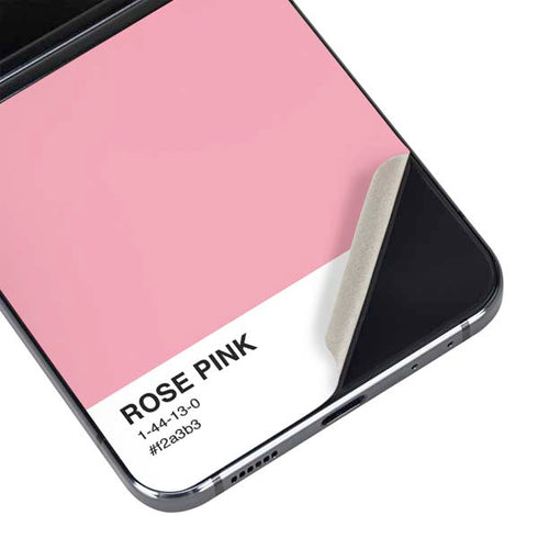 Rose Pink Color Palette Galaxy Z Flip5 5G Skin