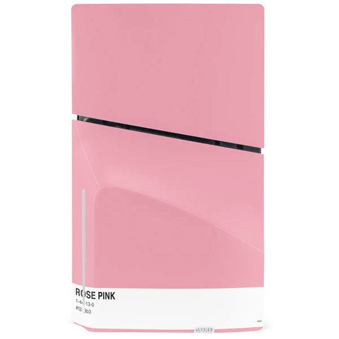Rose Pink Color Palette PS5 Slim Disk Console Skin