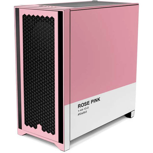 Rose Pink Color Palette Corsair 4000D Tempered Glass Mid-Tower ATX Case Skin