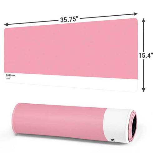 Rose Pink Color Palette Gaming Mouse Pad