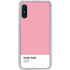 Rose Pink Color Palette Galaxy A10e Clear Case
