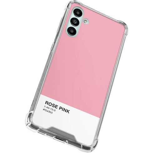 Rose Pink Color Palette Galaxy A13 5G Clear Case