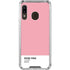 Rose Pink Color Palette Galaxy A30 Clear Case