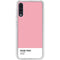 Rose Pink Color Palette Galaxy A50 Clear Case