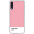 Rose Pink Color Palette Galaxy A50 Clear Case