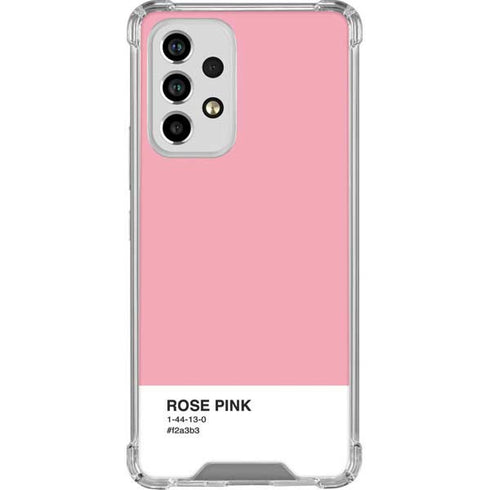 Rose Pink Color Palette Galaxy A53 5G Clear Case