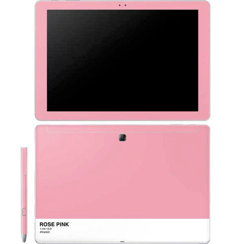 Rose Pink Color Palette Galaxy Book 12in Skin