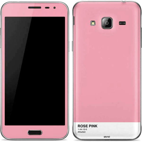 Rose Pink Color Palette Galaxy J3 Skin