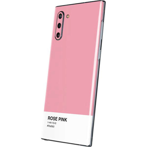 Rose Pink Color Palette Galaxy Note 10 Skin