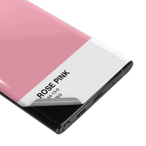Rose Pink Color Palette Galaxy Note 10 Skin