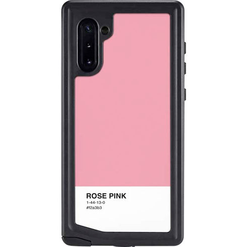 Rose Pink Color Palette Galaxy Note 10 Waterproof Case