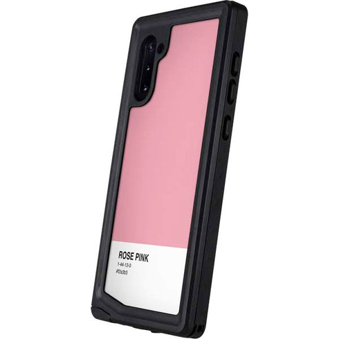 Rose Pink Color Palette Galaxy Note 10 Waterproof Case
