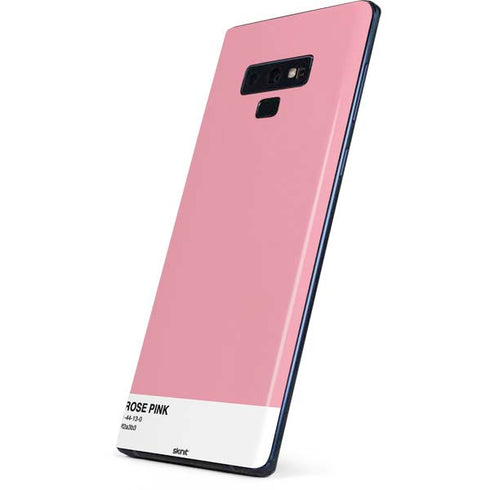 Rose Pink Color Palette Galaxy Note 9 Skin