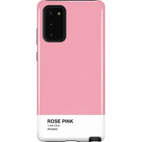 Rose Pink Color Palette Galaxy Note20 5G Pro Case