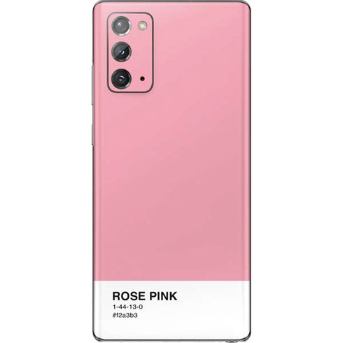 Rose Pink Color Palette Galaxy Note20 5G Skin