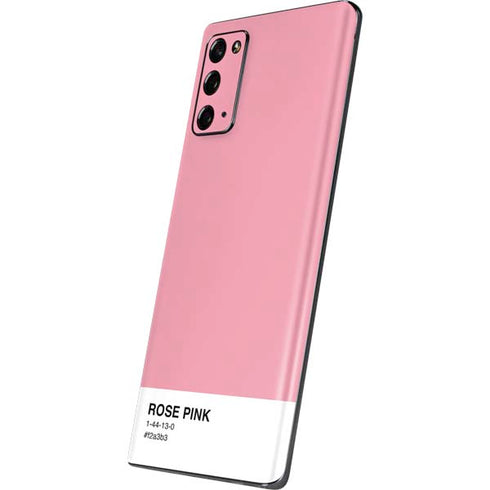 Rose Pink Color Palette Galaxy Note20 5G Skin