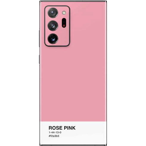 Rose Pink Color Palette Galaxy Note20 Ultra 5G Skin