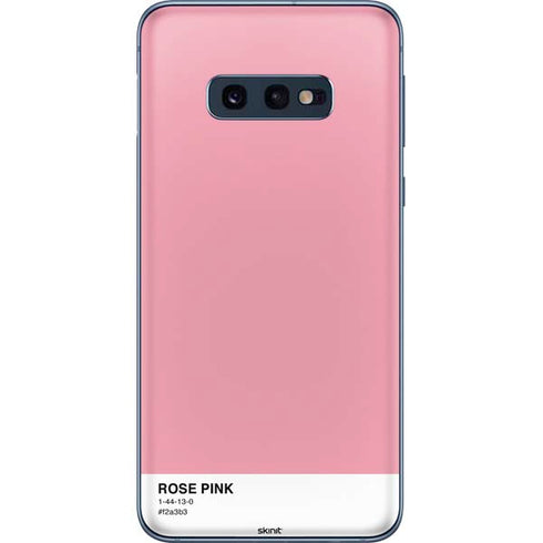 Rose Pink Color Palette Galaxy S10e Skin