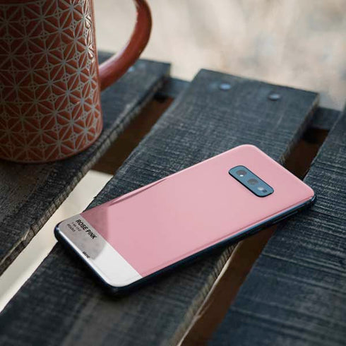 Rose Pink Color Palette Galaxy S10e Skin