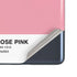 Rose Pink Color Palette Galaxy S20 Fan Edition Skin