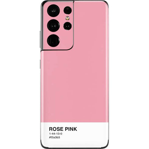 Rose Pink Color Palette Galaxy S21 Ultra 5G Skin
