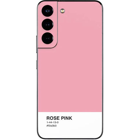 Rose Pink Color Palette Galaxy S22 Skin