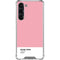 Rose Pink Color Palette Galaxy S23 Plus Clear Case