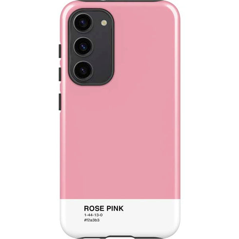 Rose Pink Color Palette Galaxy S23 Plus Pro Case