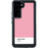 Rose Pink Color Palette Galaxy S23 Waterproof Case