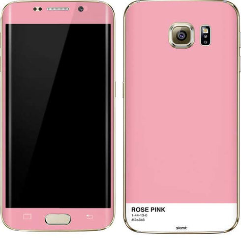 Rose Pink Color Palette Galaxy S7 Edge Skin