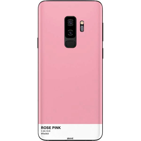Rose Pink Color Palette Galaxy S9 Plus Skin