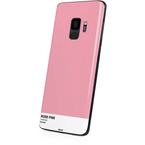 Rose Pink Color Palette Galaxy S9 Skin