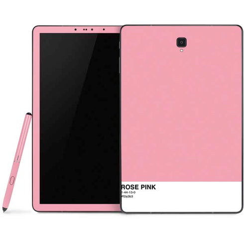 Rose Pink Color Palette Samsung Galaxy Tab Skin