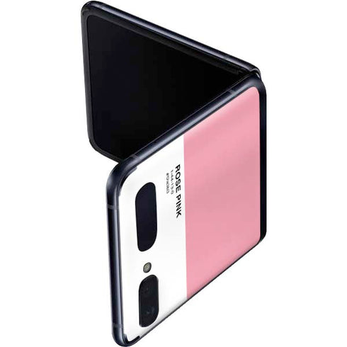 Rose Pink Color Palette Galaxy Z Flip Skin