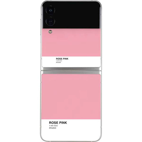 Rose Pink Color Palette Galaxy Z Flip3 5G Skin