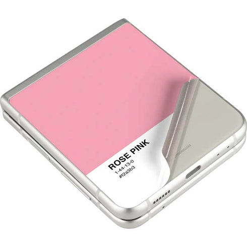 Rose Pink Color Palette Galaxy Z Flip3 5G Skin