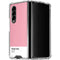 Rose Pink Color Palette Galaxy Z Fold4 5G Clear Case