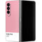 Rose Pink Color Palette Galaxy Z Fold4 5G Skin