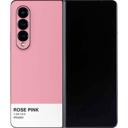 Rose Pink Color Palette Galaxy Z Fold4 5G Skin
