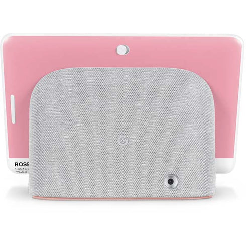 Rose Pink Color Palette Google Home Hub Skin