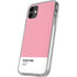 Rose Pink Color Palette iPhone 11 Clear Case